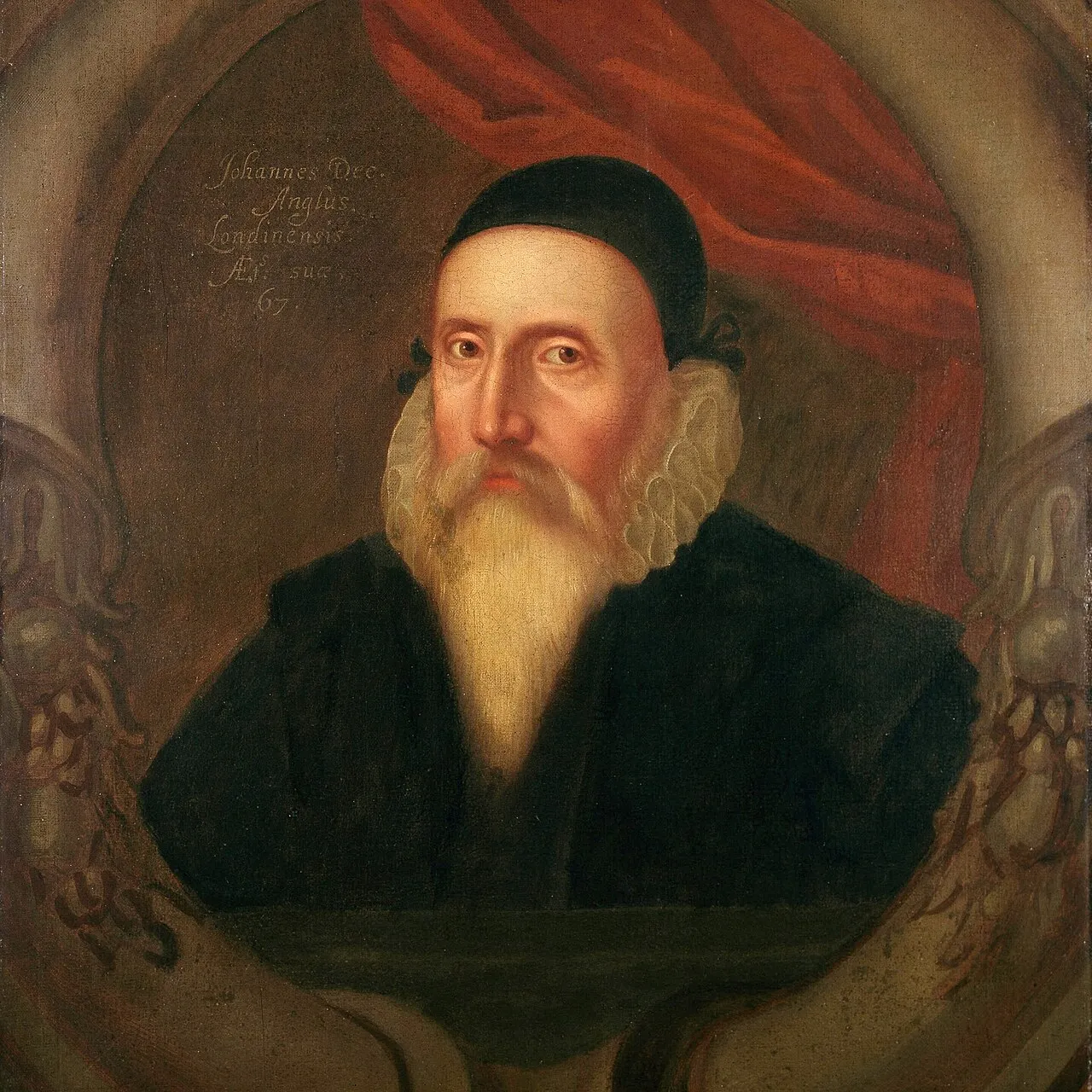 Historical portrait used as the Book of Soyga research cover